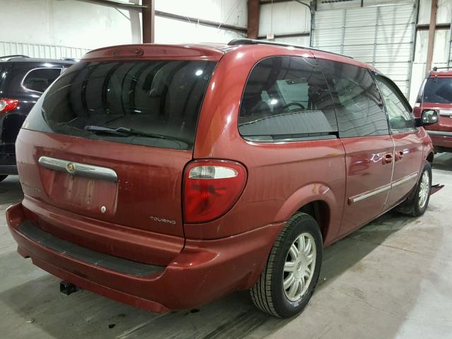 2A4GP54L77R361053 - 2007 CHRYSLER TOWN & COU MAROON photo 4