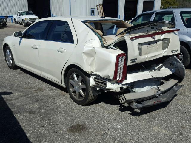 1G6DC67A550222411 - 2005 CADILLAC STS WHITE photo 3