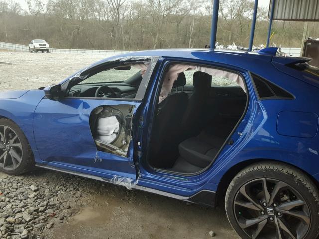 SHHFK7H48HU231471 - 2017 HONDA CIVIC SPOR BLUE photo 9