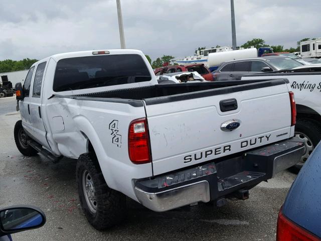 1FT7W2B69FEA85720 - 2015 FORD F250 SUPER WHITE photo 3