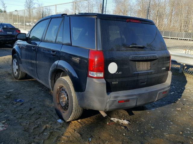 5GZCZ43D43S903803 - 2003 SATURN VUE BLACK photo 3