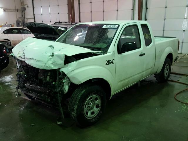 1N6BD0CT1FN722623 - 2015 NISSAN FRONTIER S WHITE photo 2