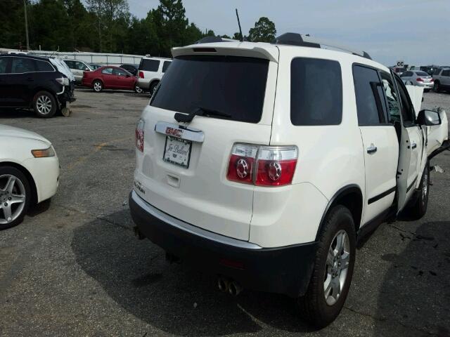 1GKKRNED0BJ248189 - 2011 GMC ACADIA SLE WHITE photo 4