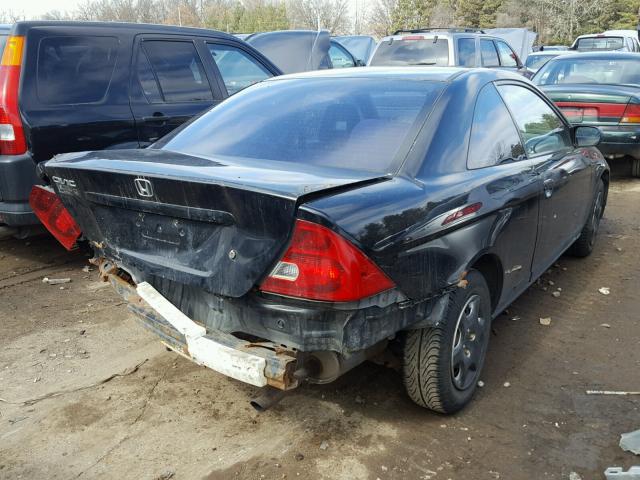 1HGEM22902L067203 - 2002 HONDA CIVIC EX BLACK photo 4