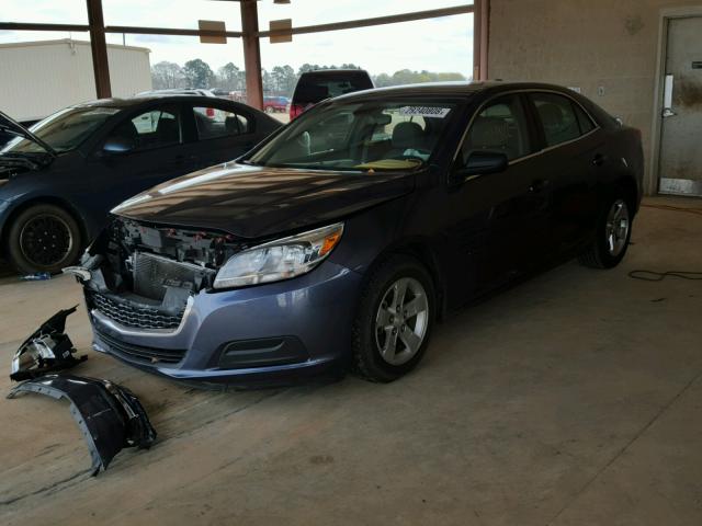 1G11B5SL0FF142852 - 2015 CHEVROLET MALIBU LS BLUE photo 2