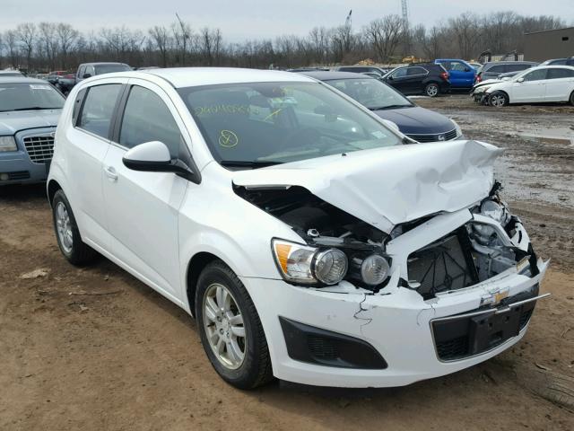 1G1JC6SG7G4145007 - 2016 CHEVROLET SONIC LT WHITE photo 1