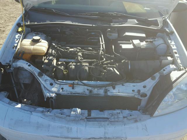 1FAHP34N16W183491 - 2006 FORD FOCUS ZX4 WHITE photo 7