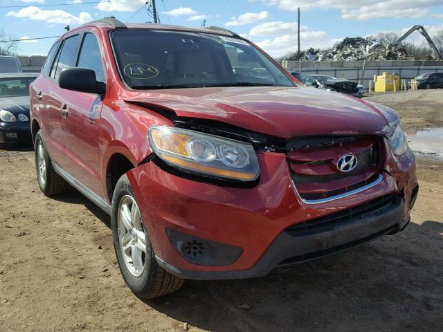 5NMSG3AB2AH391238 - 2010 HYUNDAI SANTA FE G BURGUNDY photo 1