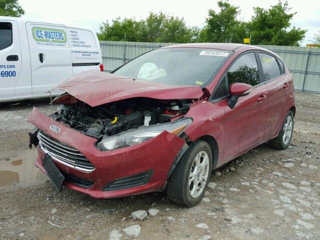 3FADN4EJ9GM112766 - 2016 FORD FESTIVA GL RED photo 2