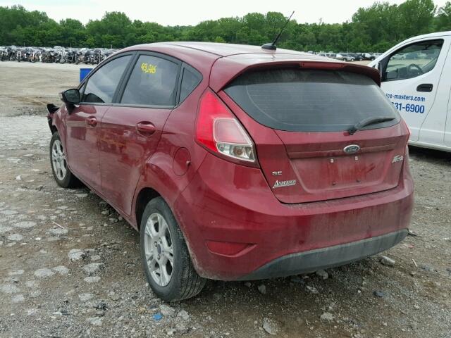 3FADN4EJ9GM112766 - 2016 FORD FESTIVA GL RED photo 3