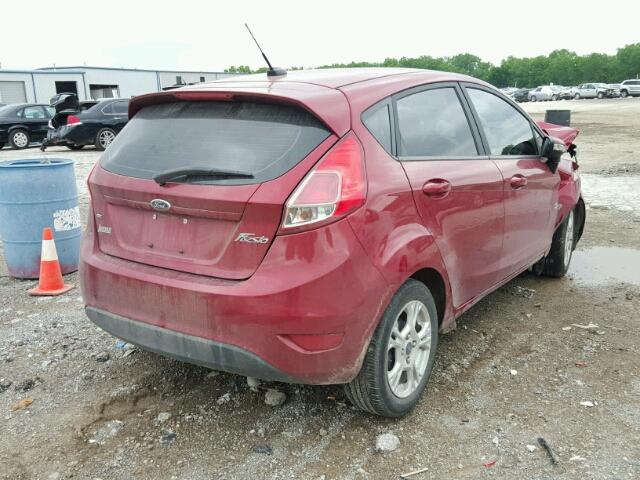 3FADN4EJ9GM112766 - 2016 FORD FESTIVA GL RED photo 4