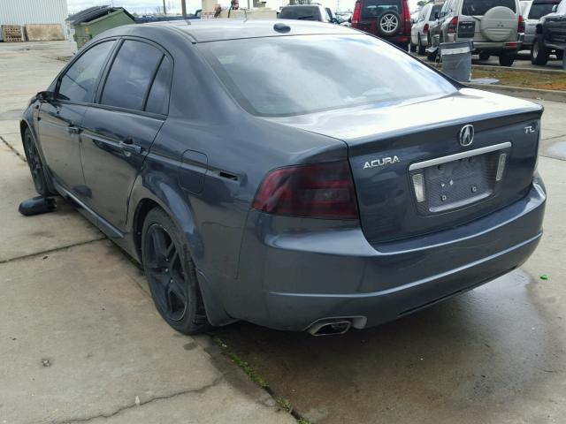 19UUA66297A023616 - 2007 ACURA TL BLUE photo 3