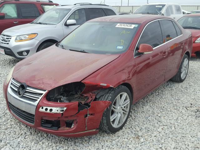 3VWST81K96M683687 - 2006 VOLKSWAGEN JETTA TDI RED photo 2