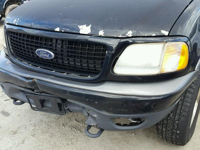 1FMRU16W01LB23368 - 2001 FORD EXPEDITION BLACK photo 9