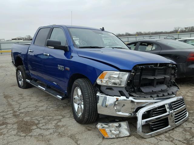 3C6RR7LT7HG574024 - 2017 RAM 1500 SLT BLUE photo 1