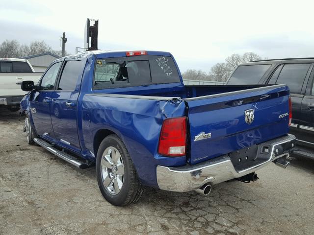 3C6RR7LT7HG574024 - 2017 RAM 1500 SLT BLUE photo 3