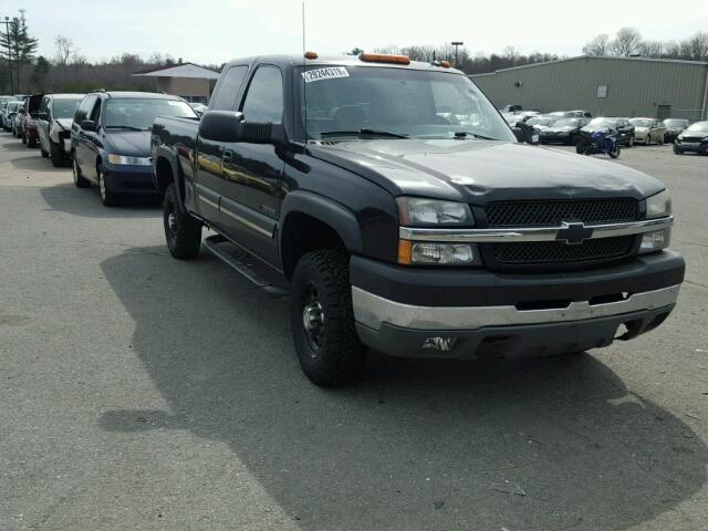 1GCHK29U74E349860 - 2004 CHEVROLET SILVERADO BLACK photo 1