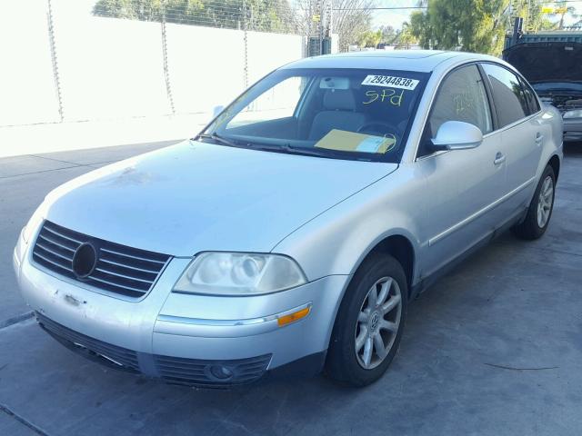 WVWPD63B84E276969 - 2004 VOLKSWAGEN PASSAT SILVER photo 2