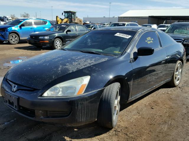 1HGCM72663A002055 - 2003 HONDA ACCORD EX BLACK photo 2