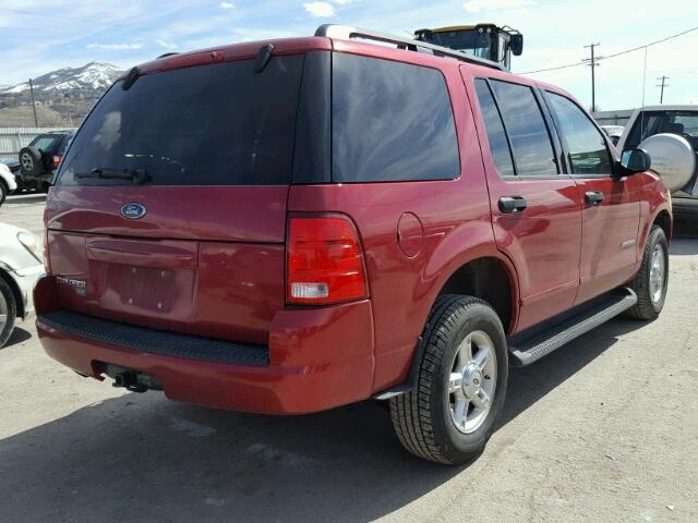 1FMZU73K44ZB12461 - 2004 FORD EXPLORER X RED photo 4