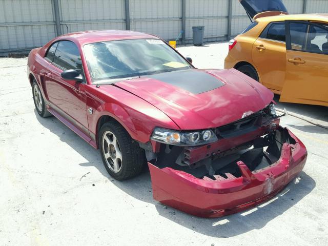 1FAFP40634F193836 - 2004 FORD MUSTANG RED photo 1