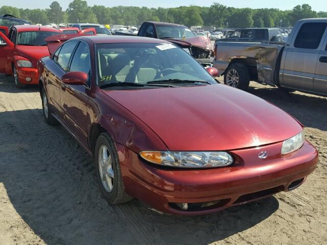 1G3NL52E01C117354 - 2001 OLDSMOBILE ALERO GL MAROON photo 1