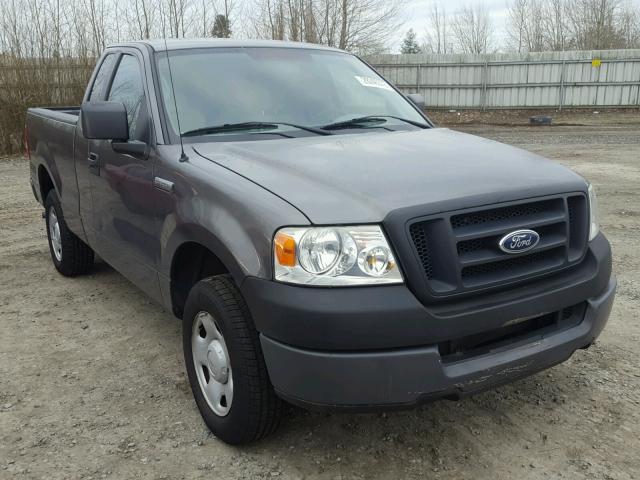 1FTRF12225NB70199 - 2005 FORD F150 CHARCOAL photo 1