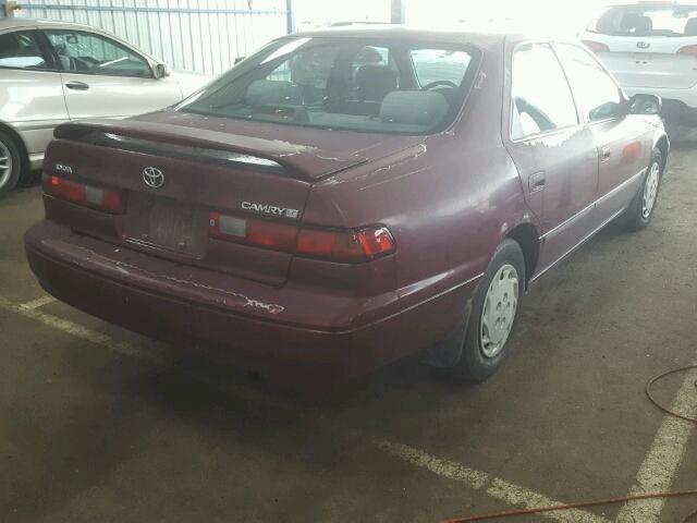 JT2BG22K9W0154786 - 1998 TOYOTA CAMRY CE BURGUNDY photo 4