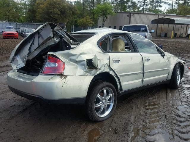 4S4BL84C454202449 - 2005 SUBARU LEGACY OUT GOLD photo 4