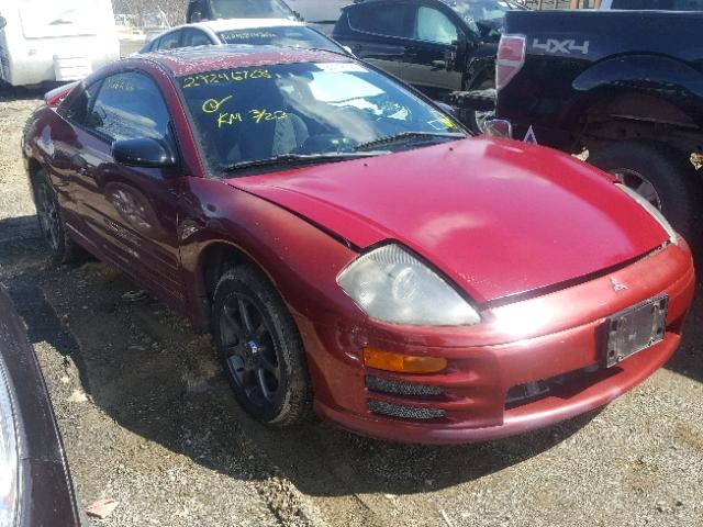 4A3AC44G31E023297 - 2001 MITSUBISHI ECLIPSE GS MAROON photo 1