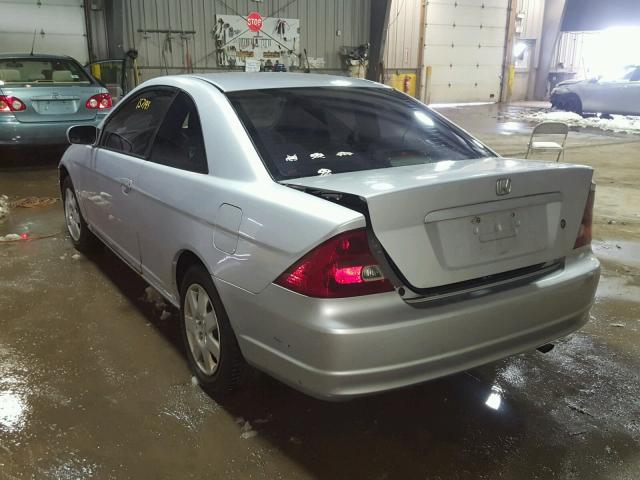 1HGEM22942L074459 - 2002 HONDA CIVIC EX SILVER photo 3