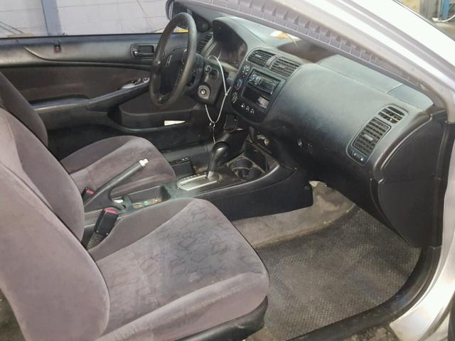 1HGEM22942L074459 - 2002 HONDA CIVIC EX SILVER photo 5