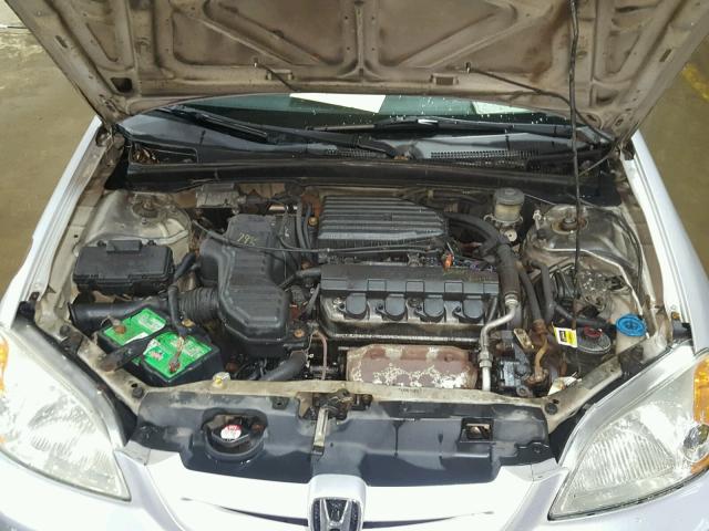1HGEM22942L074459 - 2002 HONDA CIVIC EX Gümüş foto 7
