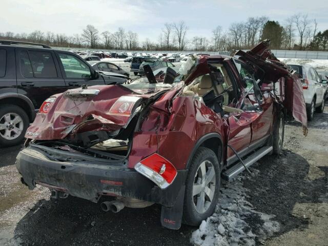 1GKKVSED5BJ314133 - 2011 GMC ACADIA SLT მუქწითელი ფოტო 4