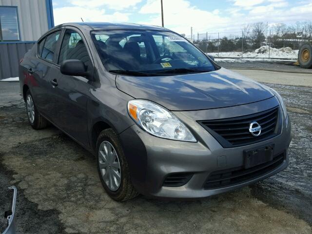 3N1CN7AP0DL839600 - 2013 NISSAN VERSA S CHARCOAL photo 1