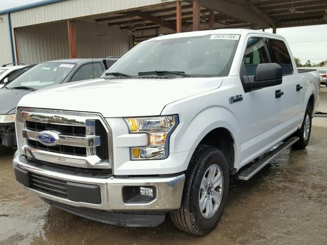 1FTEW1C84GFC00172 - 2016 FORD F150 SUPER WHITE photo 2