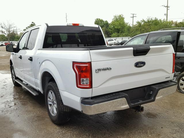 1FTEW1C84GFC00172 - 2016 FORD F150 SUPER WHITE photo 3