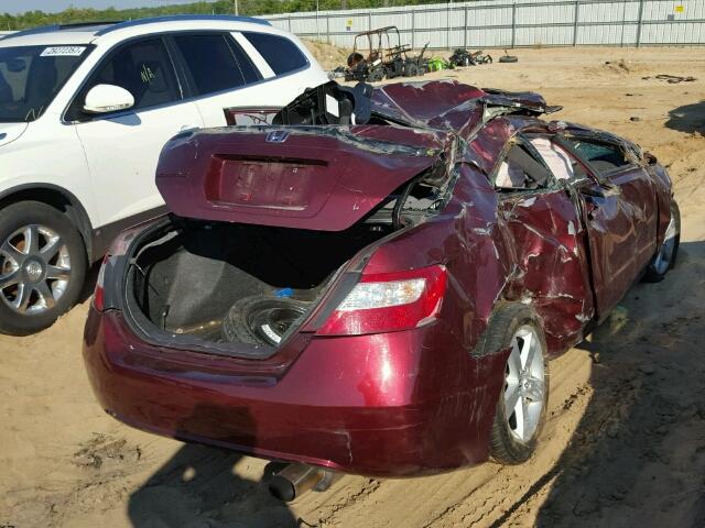 2HGFG12968H571461 - 2008 HONDA CIVIC EXL 勃艮第红 照片 4