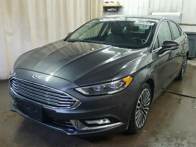 3FA6P0K97HR112328 - 2017 FORD FUSION TIT CHARCOAL photo 2