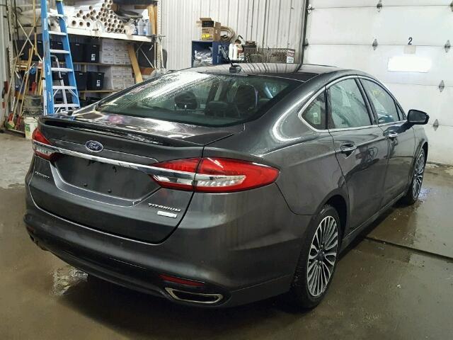 3FA6P0K97HR112328 - 2017 FORD FUSION TIT CHARCOAL photo 4