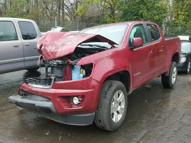 1GCGSCEA1H1240711 - 2017 CHEVROLET COLORADO L RED photo 2