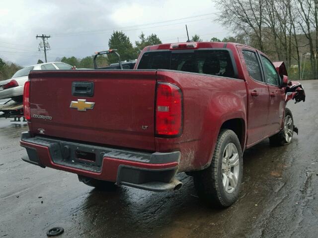 1GCGSCEA1H1240711 - 2017 CHEVROLET COLORADO L RED photo 4