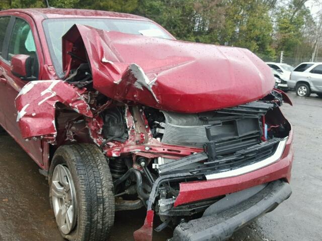 1GCGSCEA1H1240711 - 2017 CHEVROLET COLORADO L RED photo 9