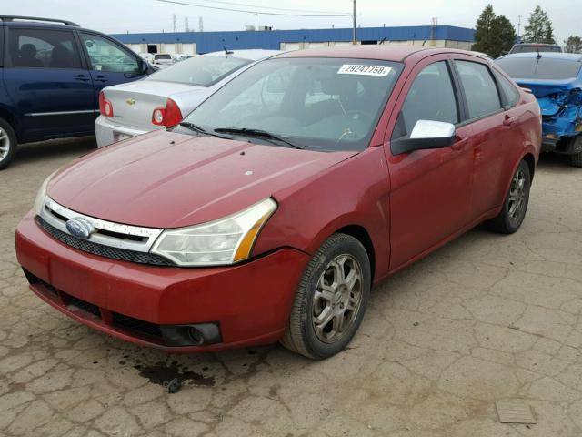 1FAHP36N99W131513 - 2009 FORD FOCUS SES RED photo 2