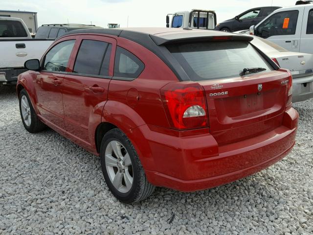 1C3CDWDA6CD537335 - 2012 DODGE CALIBER SX RED photo 3