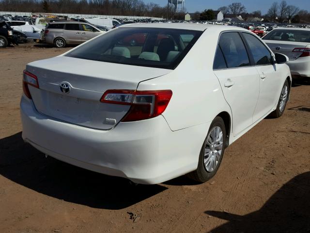 4T1BD1FK6DU086825 - 2013 TOYOTA CAMRY HYBR WHITE photo 4