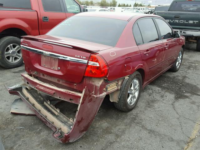 1G1ZT54835F325282 - 2005 CHEVROLET MALIBU LS MAROON photo 4