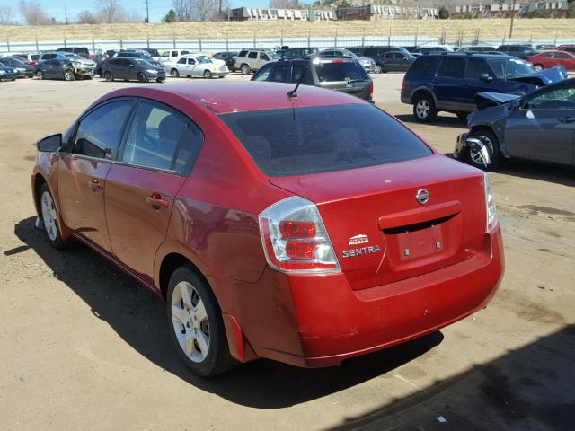 3N1AB61E48L628270 - 2008 NISSAN SENTRA 2.0 RED photo 3