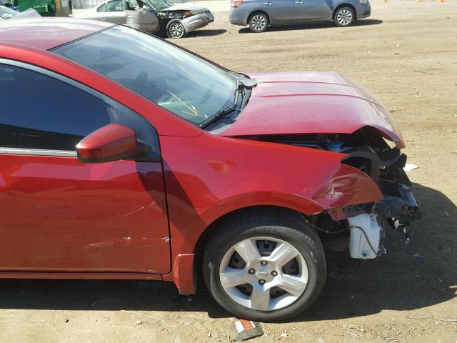 3N1AB61E48L628270 - 2008 NISSAN SENTRA 2.0 RED photo 9