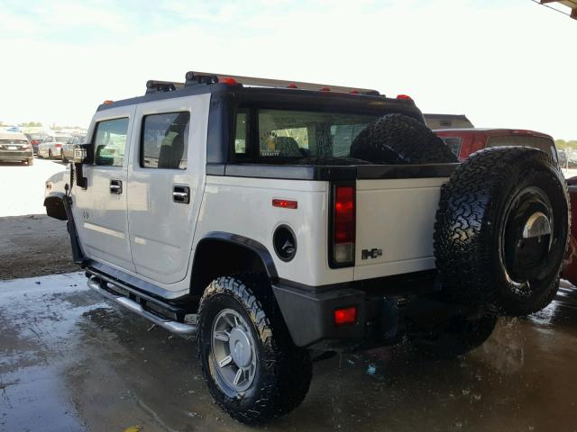 5GRGN22U36H107578 - 2006 HUMMER H2 SUT WHITE photo 3